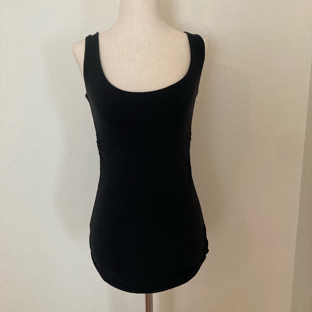 Women’s Boden fitted tank top, black size Small